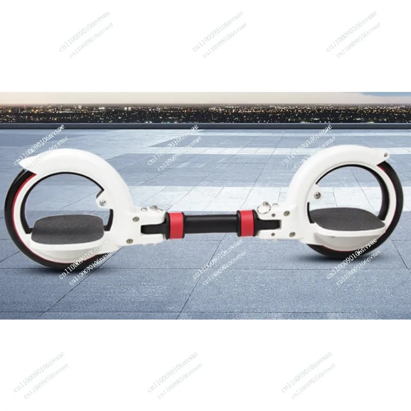 Adult outdoor sports PU two-wheeled scooter Two-wheeled pedal scooter