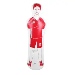 160x40cm Adult Inflatable Football Training Goal Keeper Air Soccer Tool PVC Wall Training Dummy