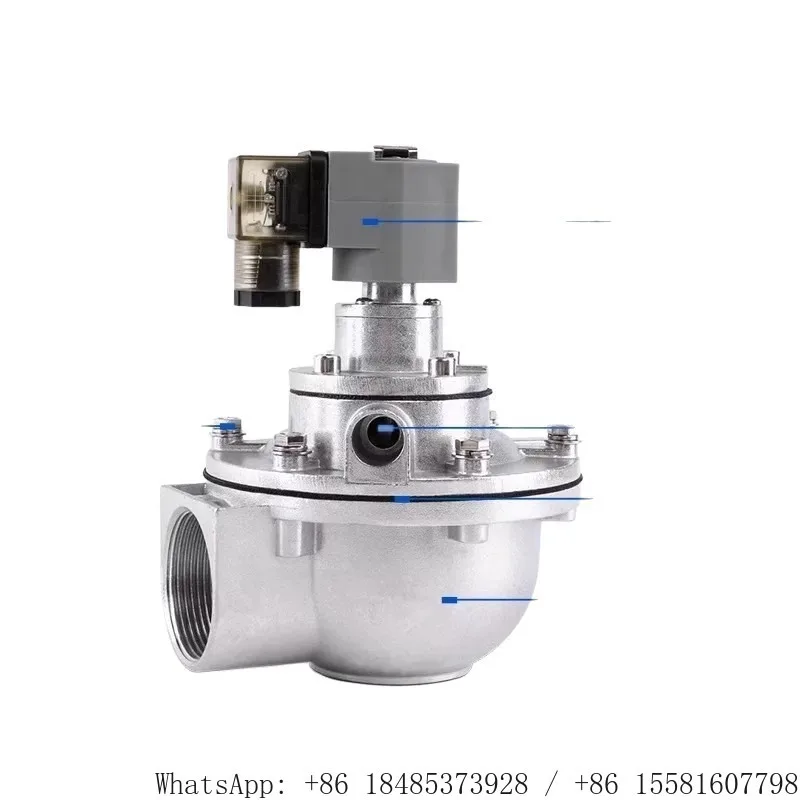 DMF-Z-20 DMF-Z-25 Pulse Solenoid Valve Dust Collector 1 Inch Right Angle Submerged Bag Filter Air Control Hardware