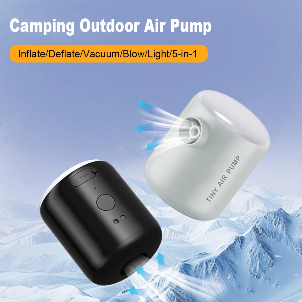 Wireless Electric Air Pump Dual-Function Inflator/Deflator Pump Outdoor Camping Air Mattresses Swim Rings Multi-Purpose Air Pump