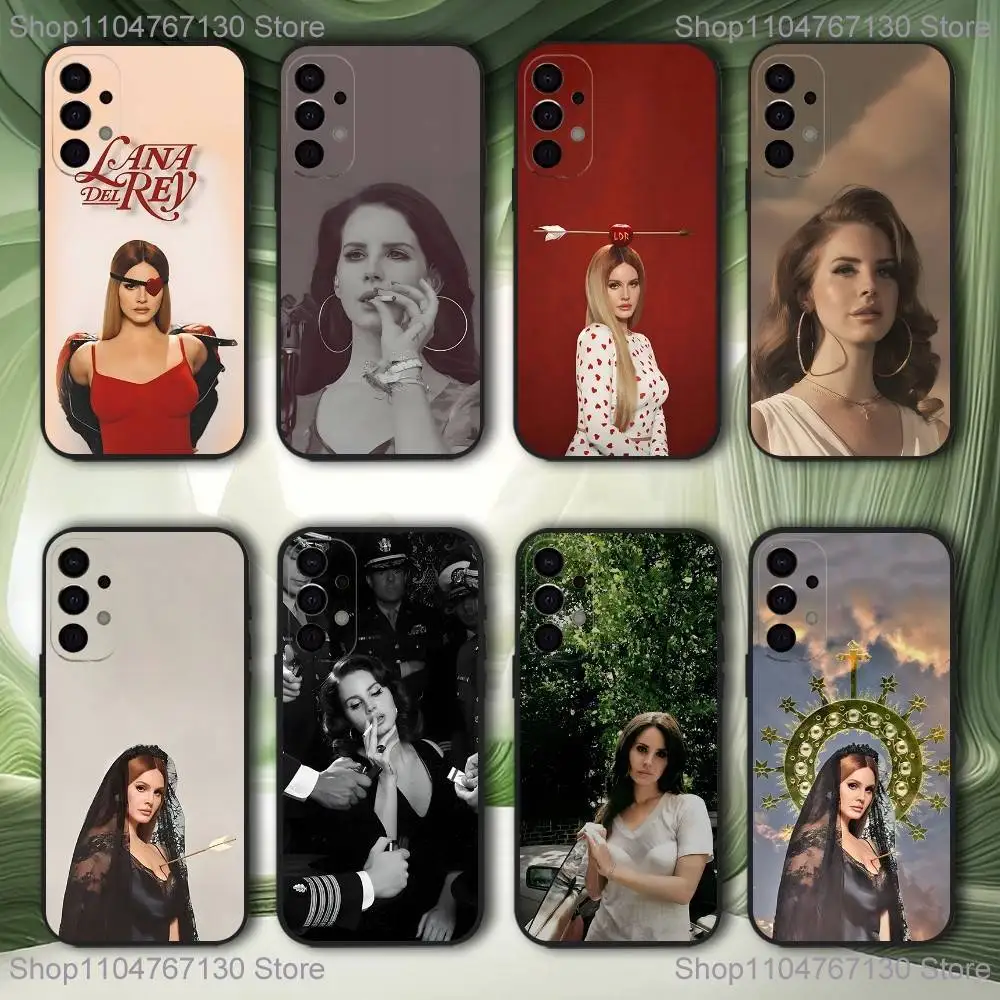 

Singer L-Lana Del R-Rey Phone Case For Samsung S25,S24,S21,S22,S23,S30,Ultra,S20,Plus,Fe,Lite,5G Black Cover
