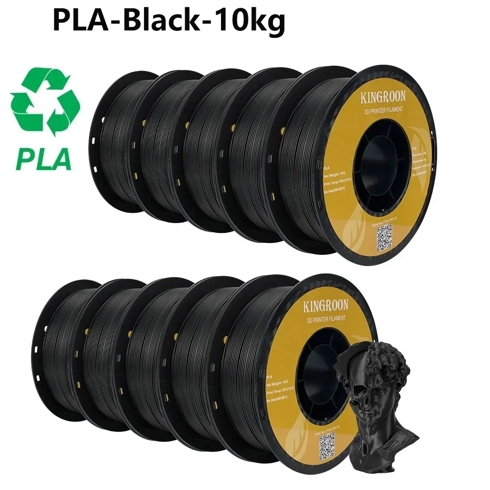 Top! 3D Printer 10KG PLA PETG ABS Filament 3D Printing Plastic Material 1.75mm 100% No Bubble Spool
