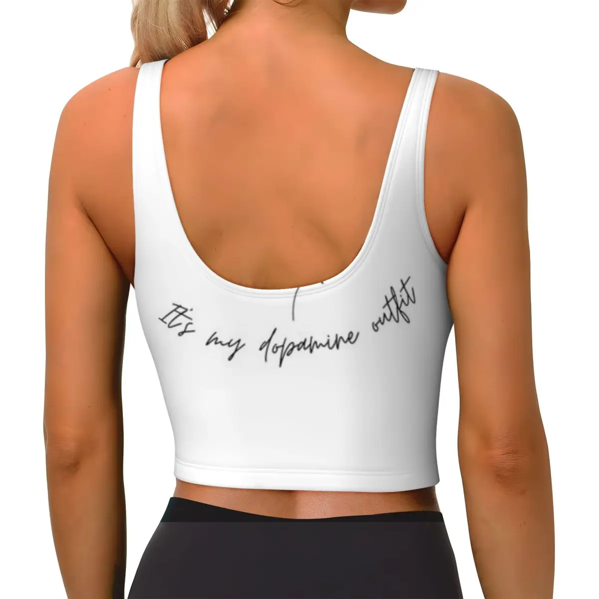 Outdoor Sports Top It S My Dopamine Outfit Dopamine Dress Self Care Post Gym Errands Racerback Tank