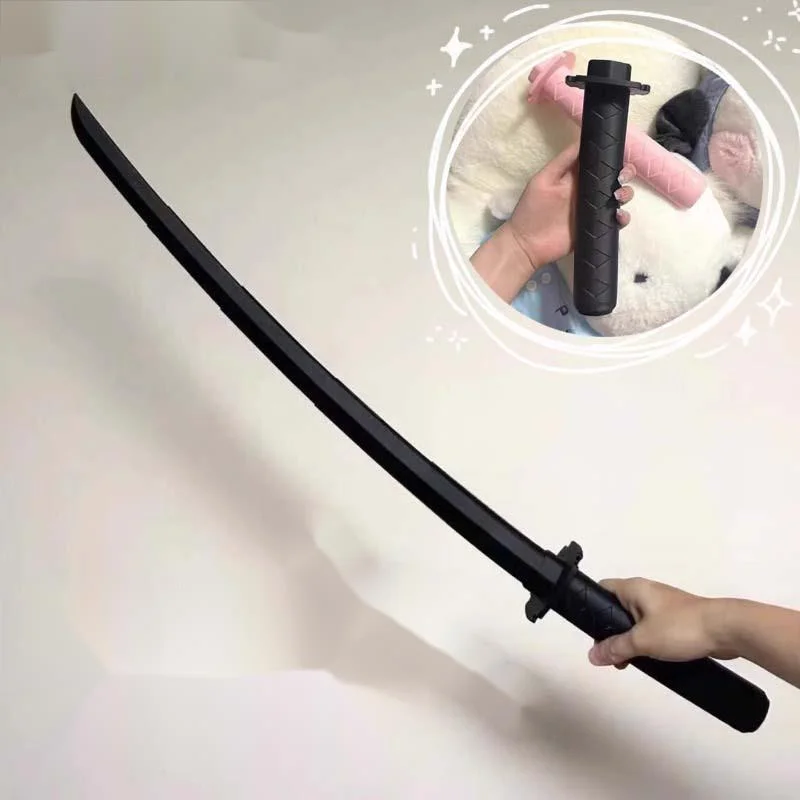 3D Gravity Knife Katana Stretchable Cos Decompression Creative Retractable Katana Toy 3D Printing Gravity Sword Kid Funny Gift