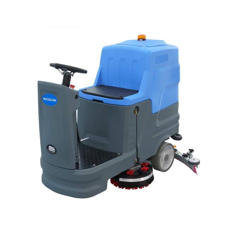M6 Electric High Quality Ride-On Industrial Floor Scrubber Suction High Efficiency Cleaning Machine For Gym Wood Floors