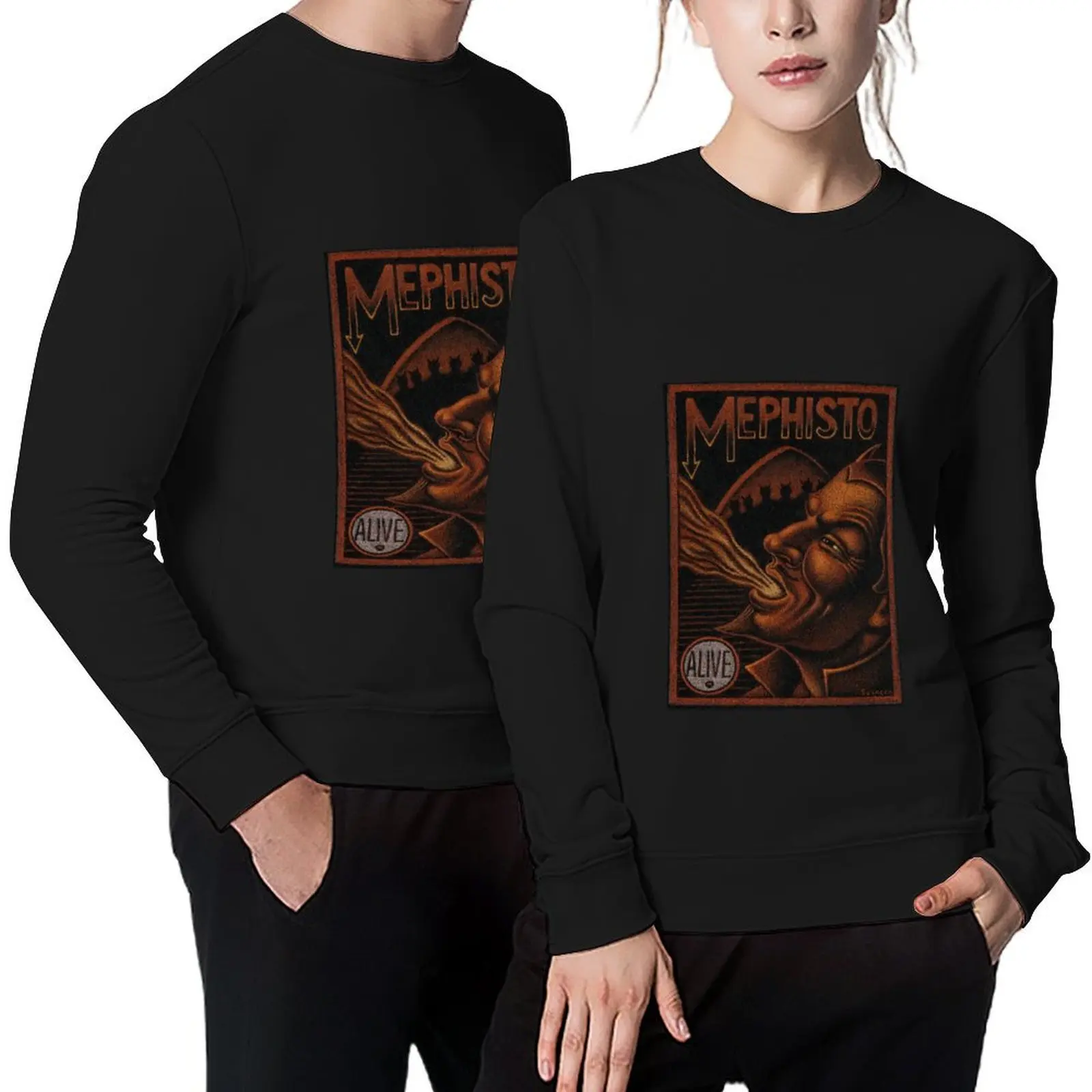 Пуловер Mephisto мужская дизайнерская одежда эстетичная спортивный костюм