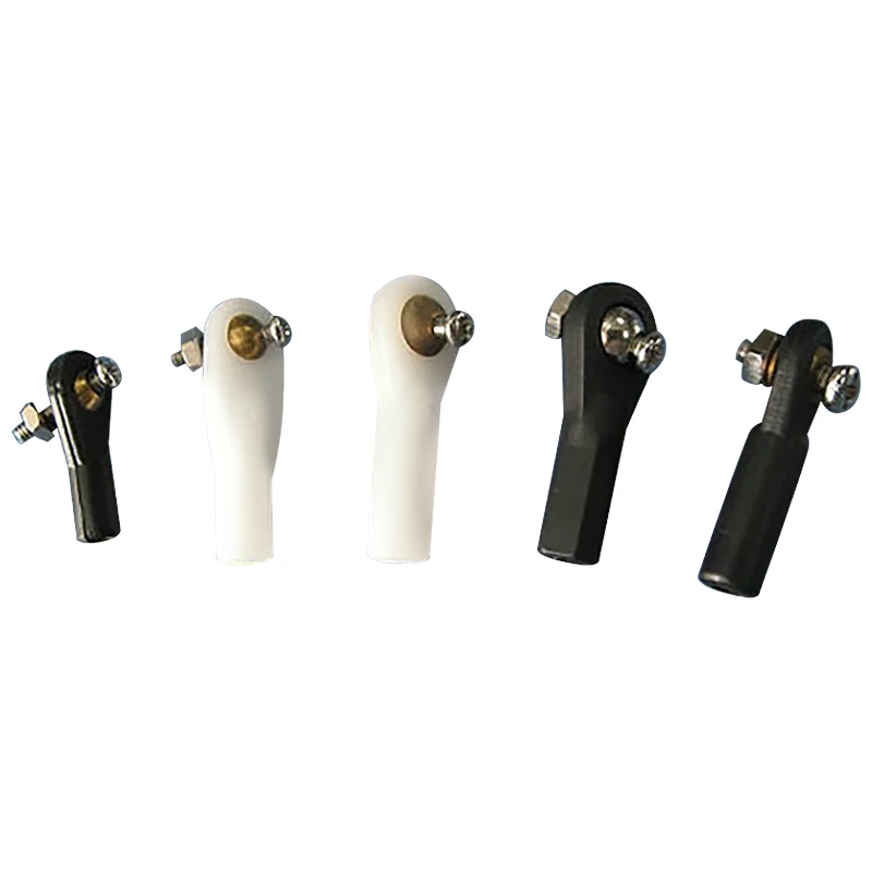 

10PCS Plastic M2 M2.2 M3 Rod End / Ball End / Ball Joint with Screw for RC Boat Airplane RC Car Truck