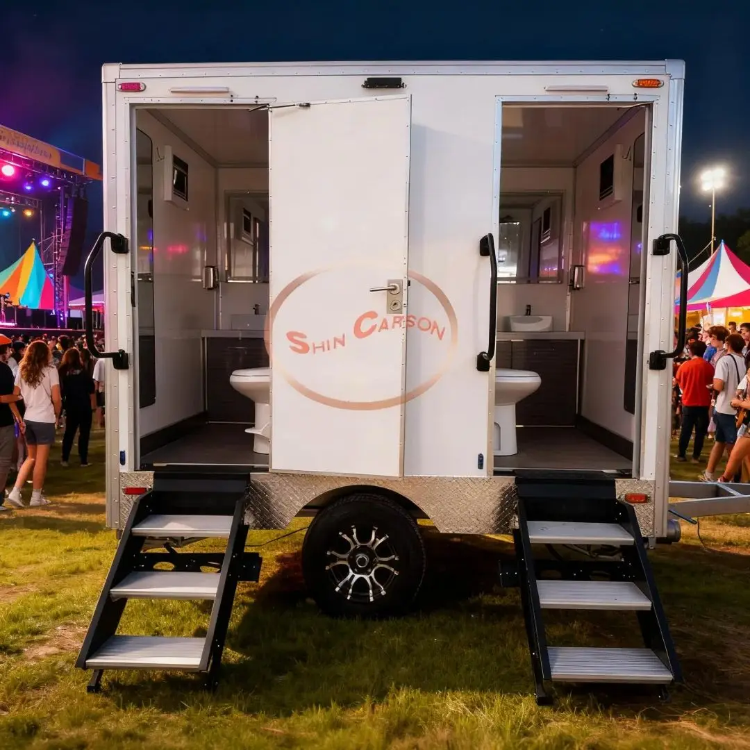 

Mobile Toilet for Outdoor Temporary Use Easy to Install Environmental Public Toilet for Construction Site Working Bathroom