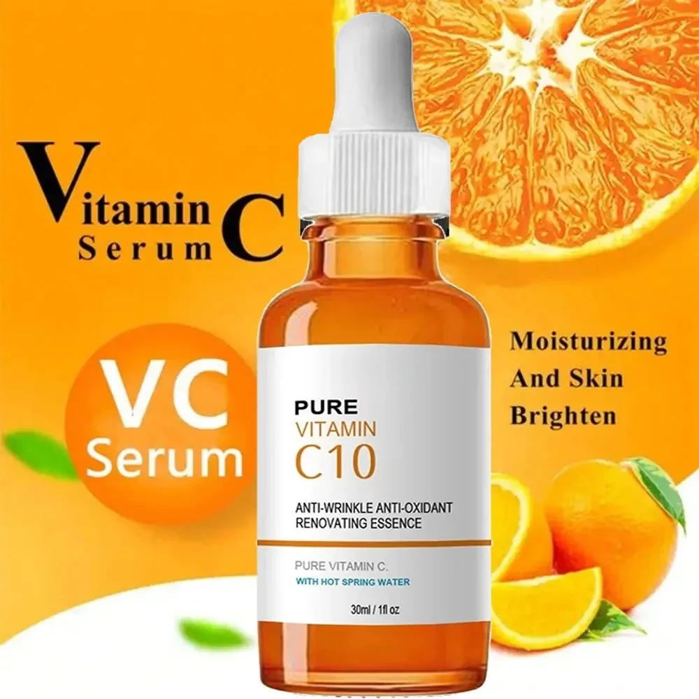 

Vitamin C Wrinkle Remover Face Serum Lifting Firming Fade Fine Lines Anti-aging Essence Whitening Brighten Nourish Skin Care