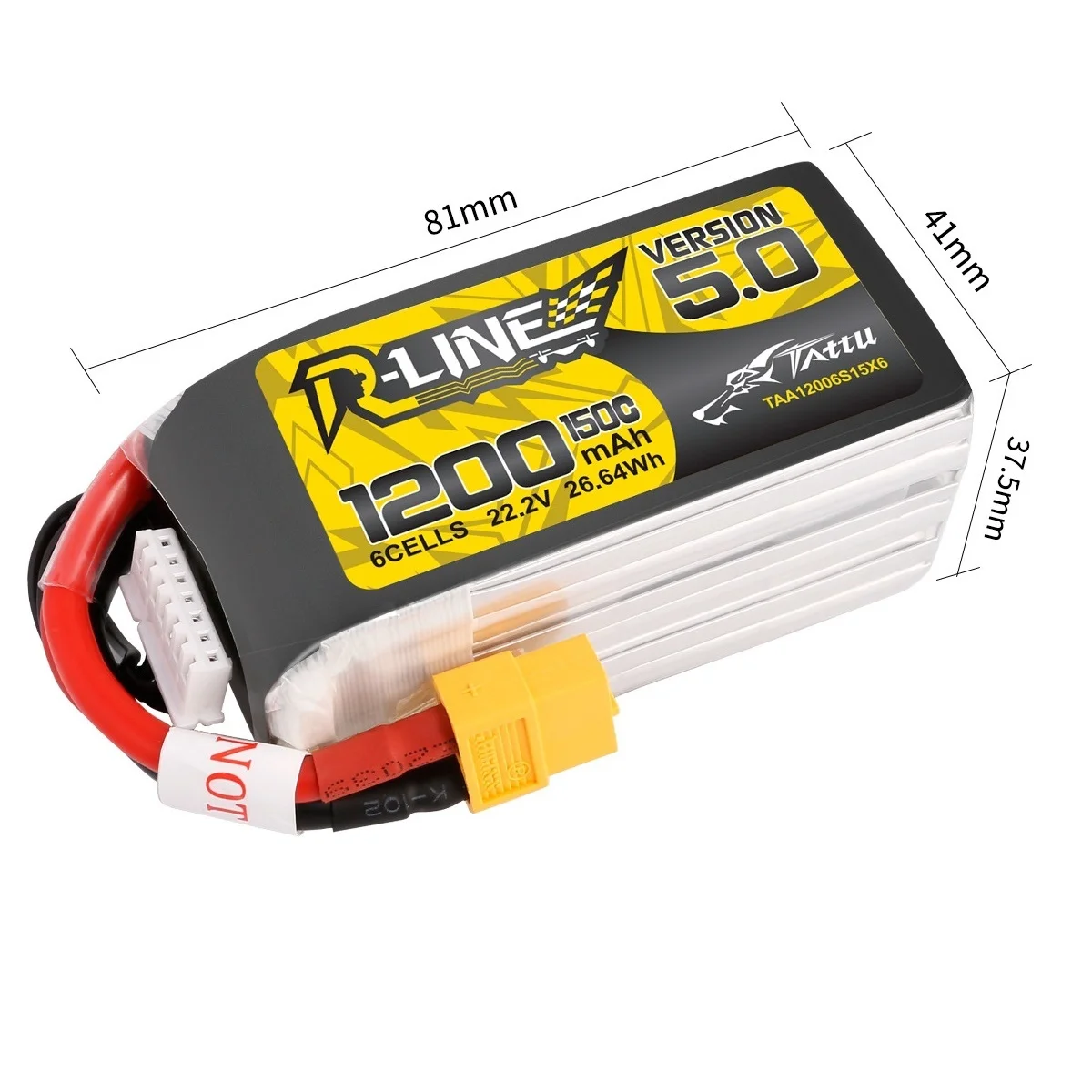 Tattu batería LiPo para FPV quadcopter RC, alta descarga - imagen 4