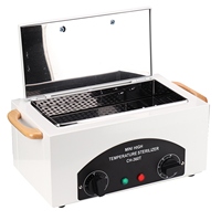 Electric High Temperature Nail Art Tool Sterilizer Manicure Disinfection Cabinet 50-220℃ High Temperature Sterilizer