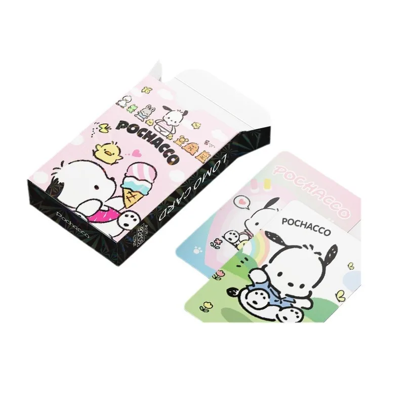 Imagem -06 - Impresso Photocards Coleção Sanrio Pochacco Kuromi Gudetama Kawaii Bookmarks Alta Qualidade Cartão Lomo Presente 92 Pcs por Conjunto hd