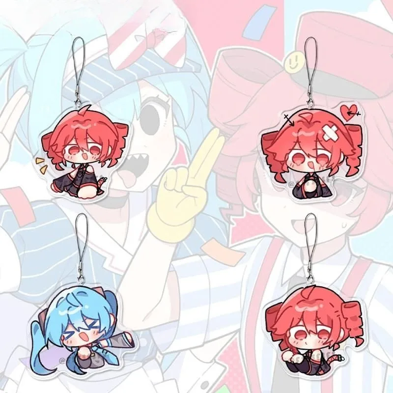 

Ремешок для телефона Hatsune Miku Hatsune Miku -Project DIVA- Аниме Периферийные устройства Милый мультфильм Мода Изысканное украшение для школьной сумки Подарки