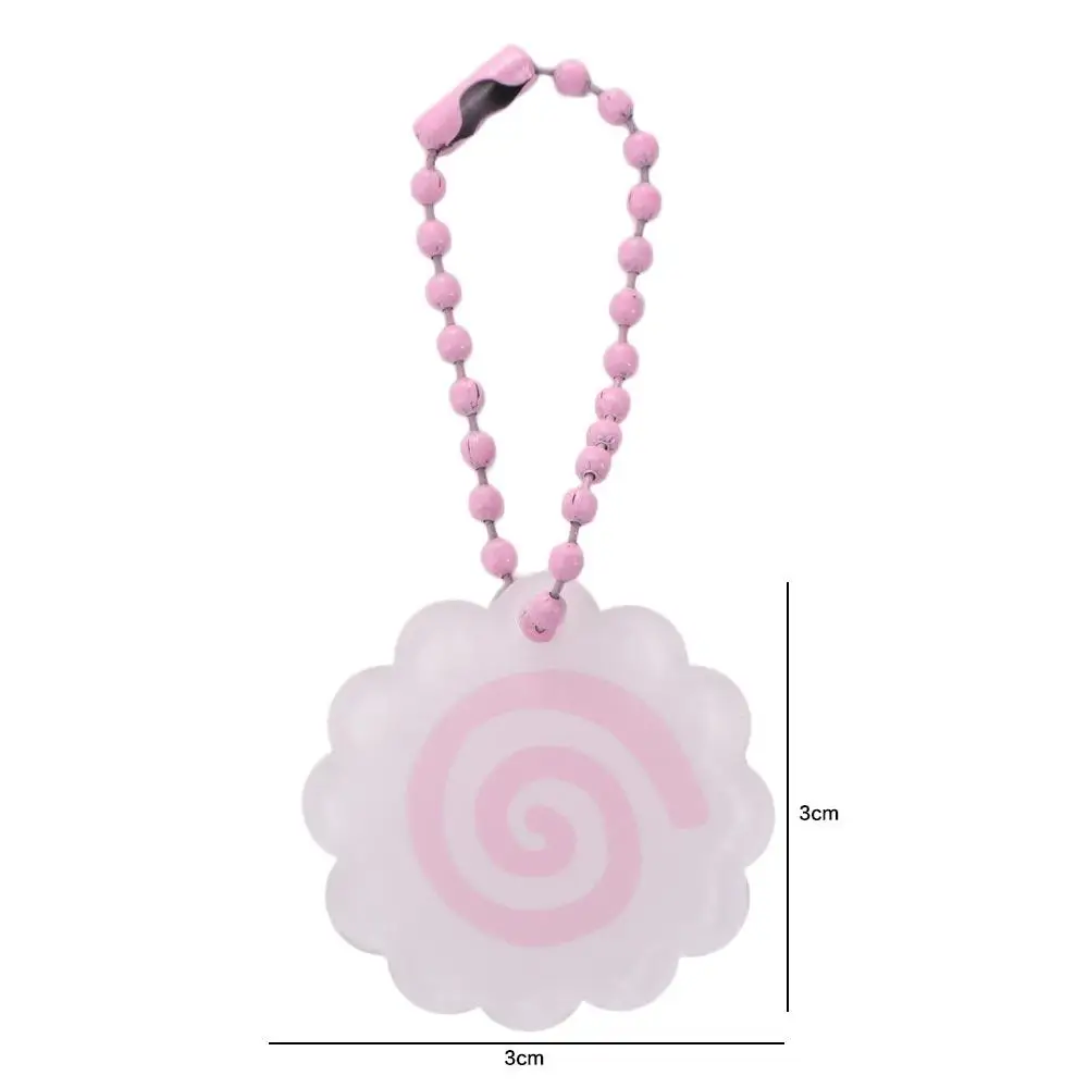 Hanging Ornament Fish Cake Roll Keychain Trinkets Bag Charms Squid Roll Keyring Acrylic Couple Fish Cake Pendant Jewelry Gift