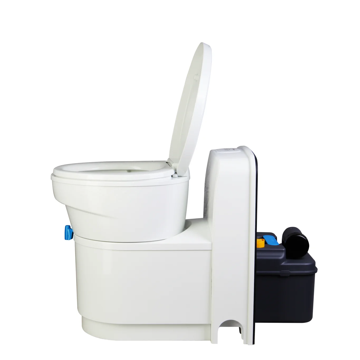 Toilet Kaset Plastik Portabel untuk RV, Motorhome, Camping, Kapal, dan Perjalanan RV dengan Sistem Siram Gravitasi