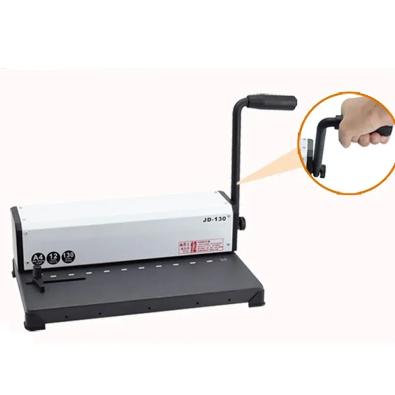 Office Binding Machine Punching Machine A4 Document Hole Clip Binding Machine JD-130/JD-130T/JD-1300/JD-2000