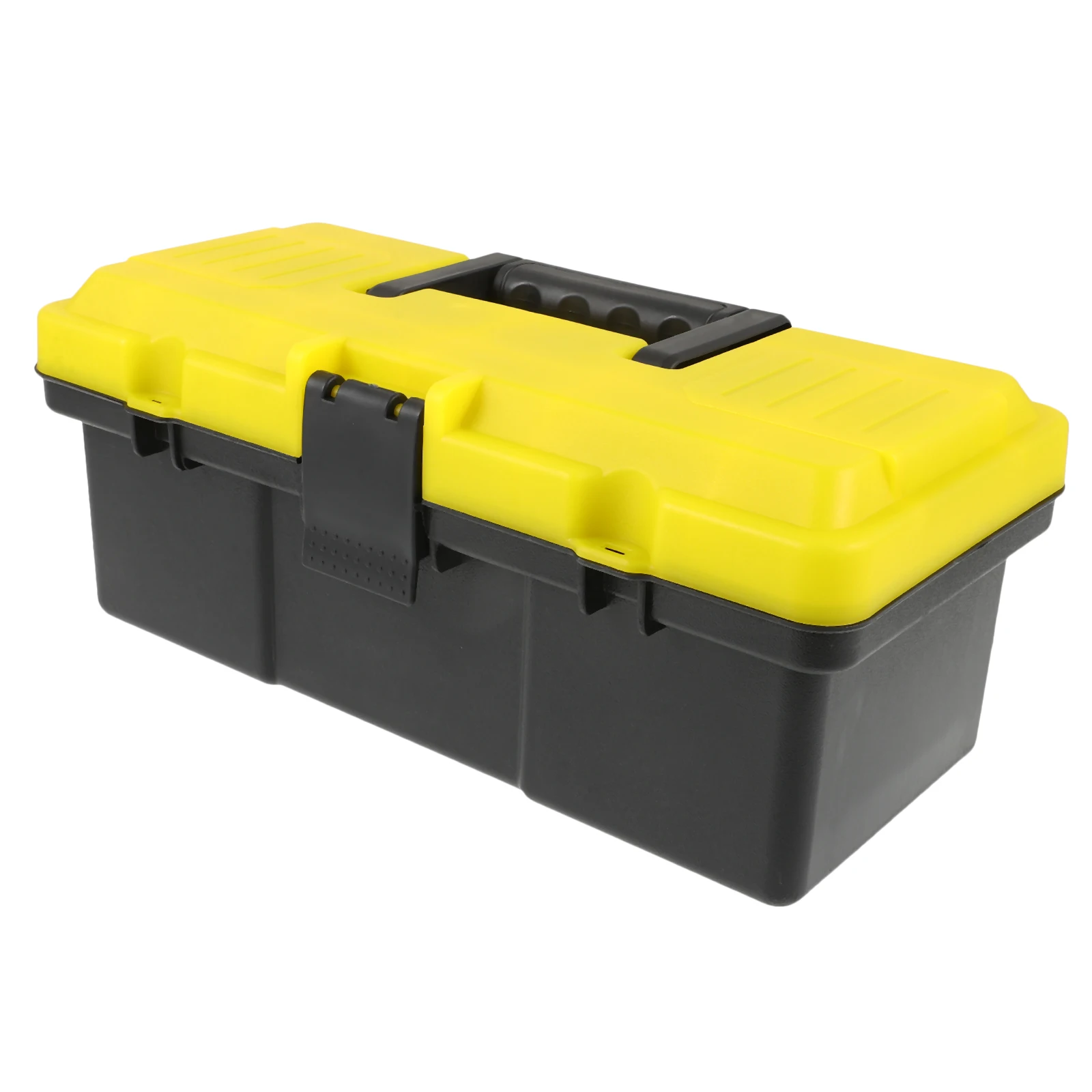 

Plastic Toolbox 12 Inch Single Layer Thickened Storage Case Tool Organizer Dustproof Large Capacity Household Solution