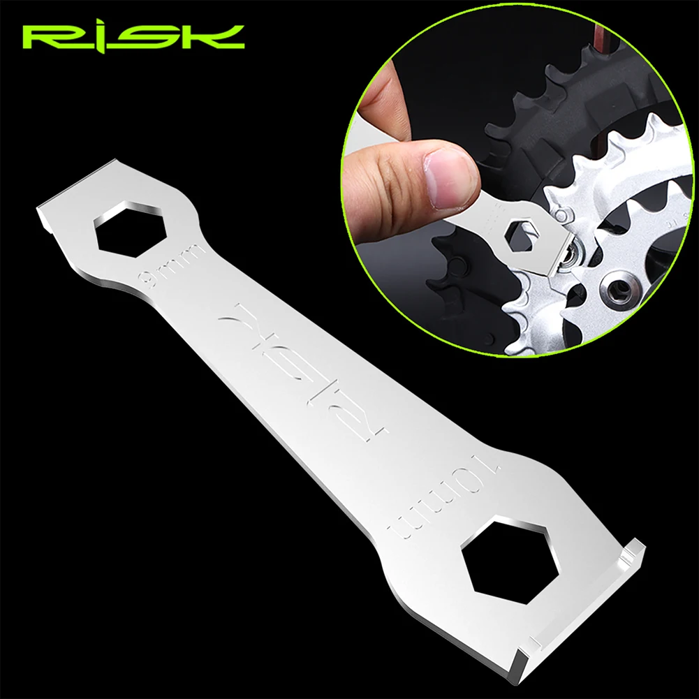 

1pc Bicycle Chainring Crankset Bolt Nut Screw Wrench MTB Road Bike Removal Tools For Most Slotted-type Nuts