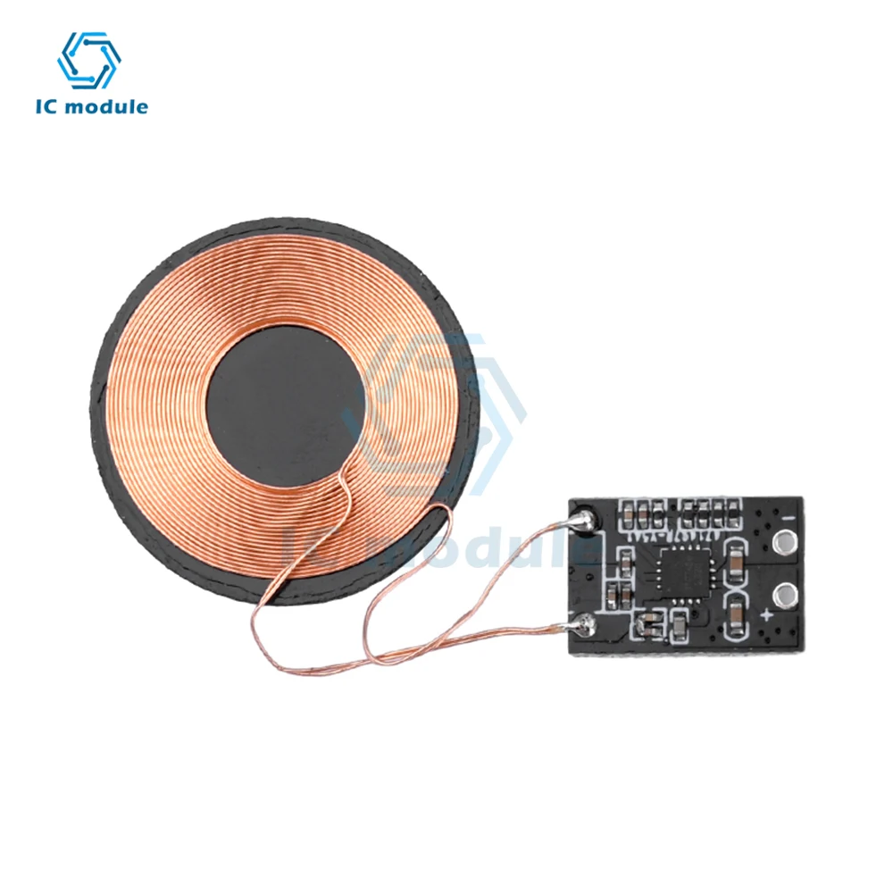 Lithium Battery Wireless Charging 3W/5W Wireless Charging Receiver Module Small Coil Wireless Charger Receiver Module Pcba Board