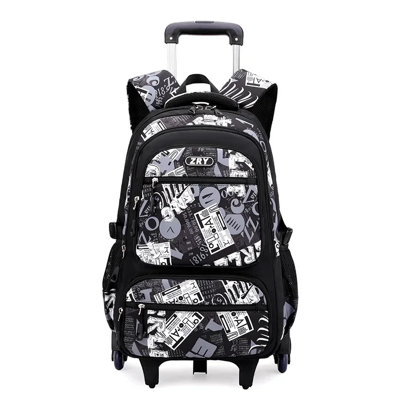 New Trolley School Bags for Boys Rolling Backpack Bag Back To School Mochilas De Hombre Wheeled Mochilas Escolares Men Back Pack