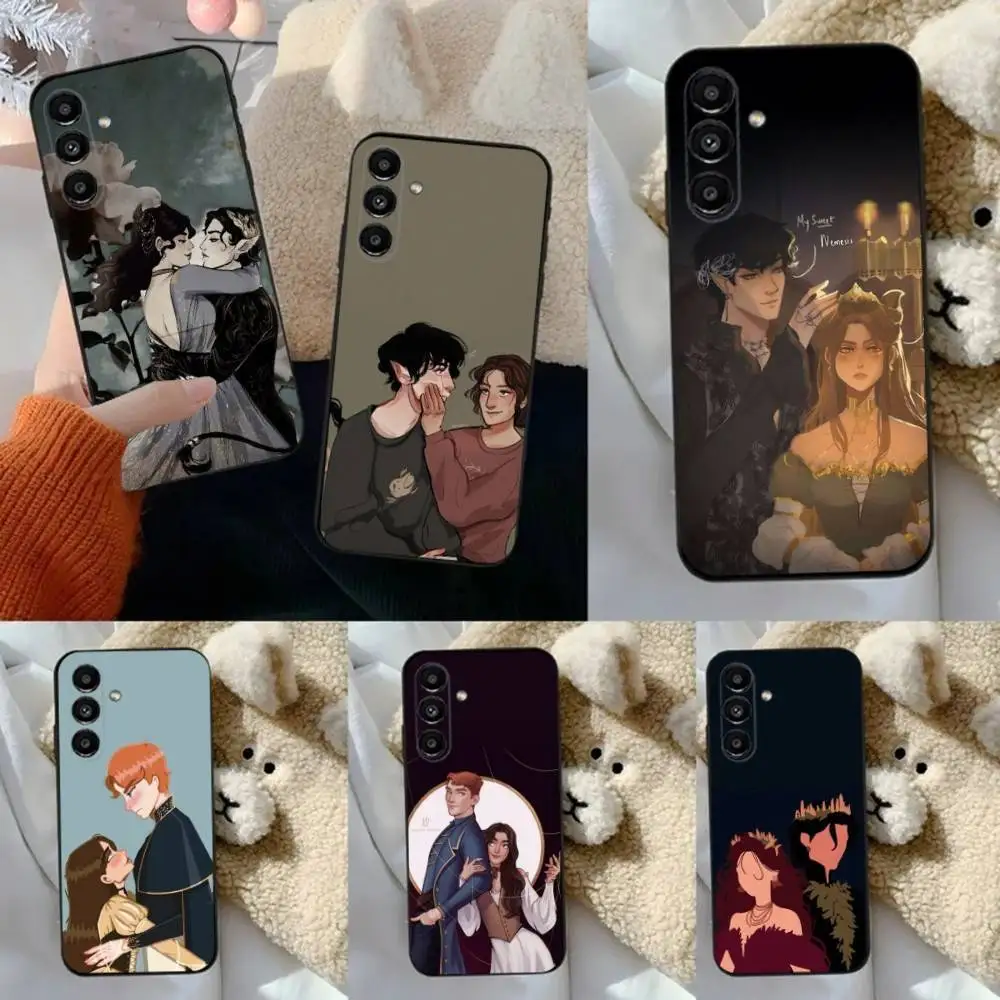 

Prince Jude And Cardan Phone Case For Samsung S24,23,22,30,21,10,9,Ultra,Plus,Lite,FE,5G Black Soft Case