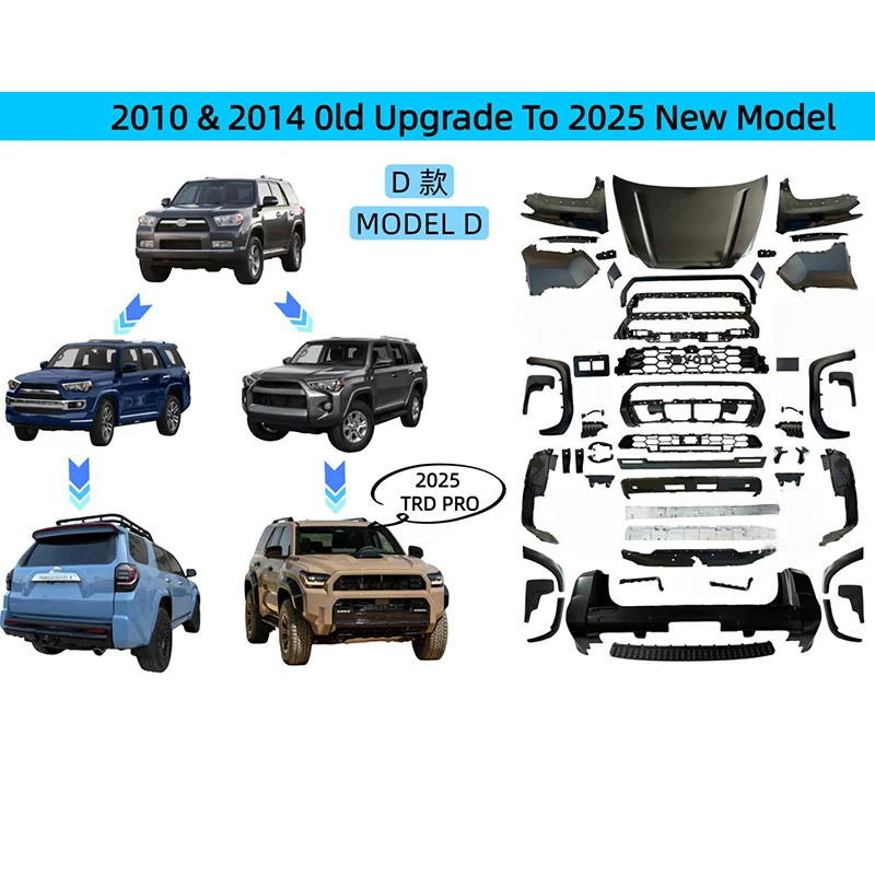 

4Runner Offroad Accessories Exterior Modification Body Kit for Car Body Enhancements