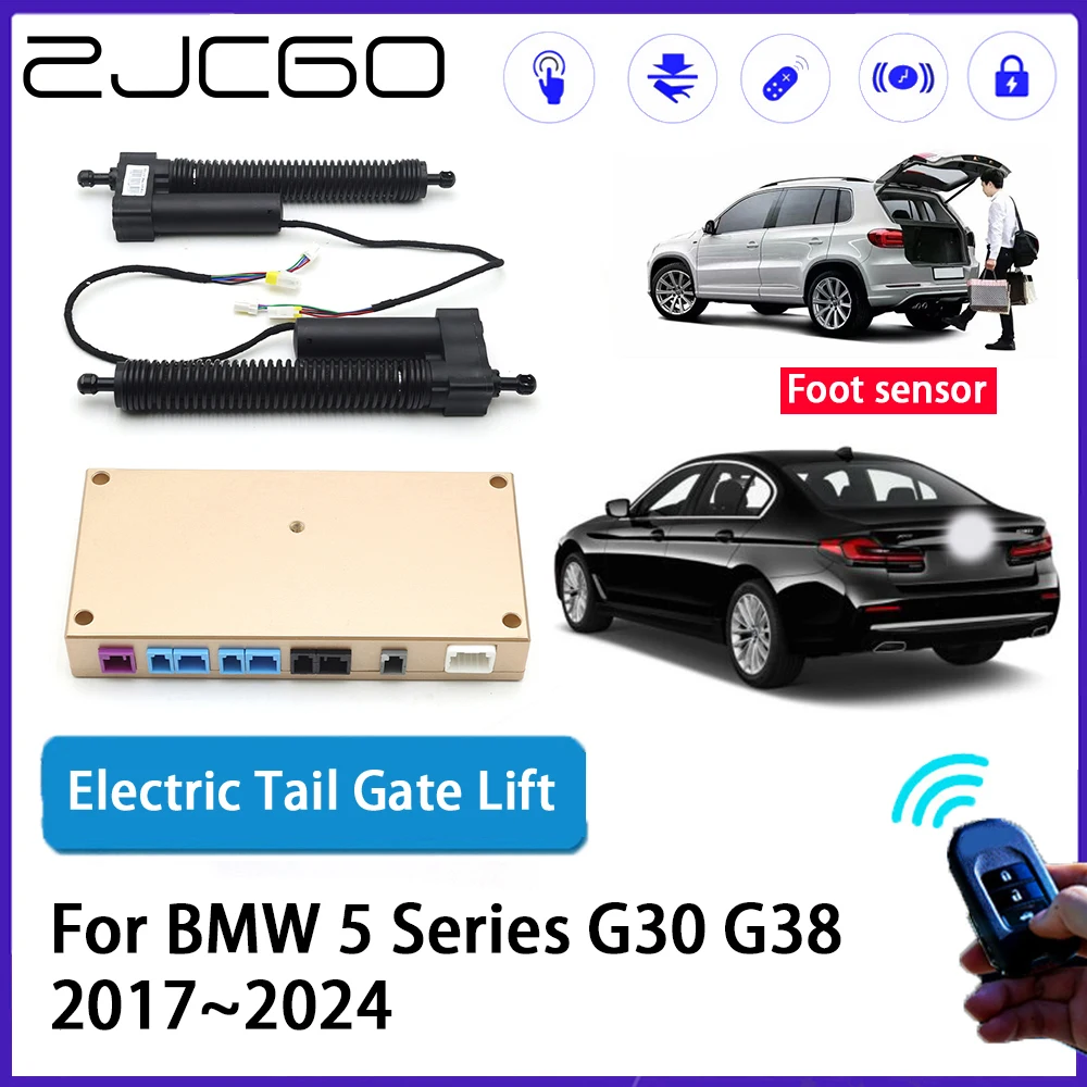 ZJCGO Car Auto Trunk intelligent Electric Tail Gate Lift Automatic Tailgate Opener for BMW 5 Series G30 G38 2017~2024