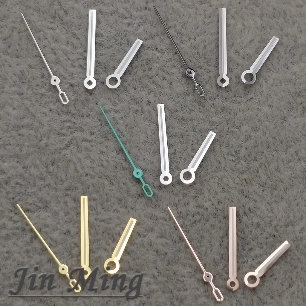 Hohe Qualität Uhr Hände 12,5*12*8 Grün Leuchtende Silber Gold Pistole Für NH35 NH36A 7S26 7S36 4R35 4R3 Bewegung Uhren Zubehör