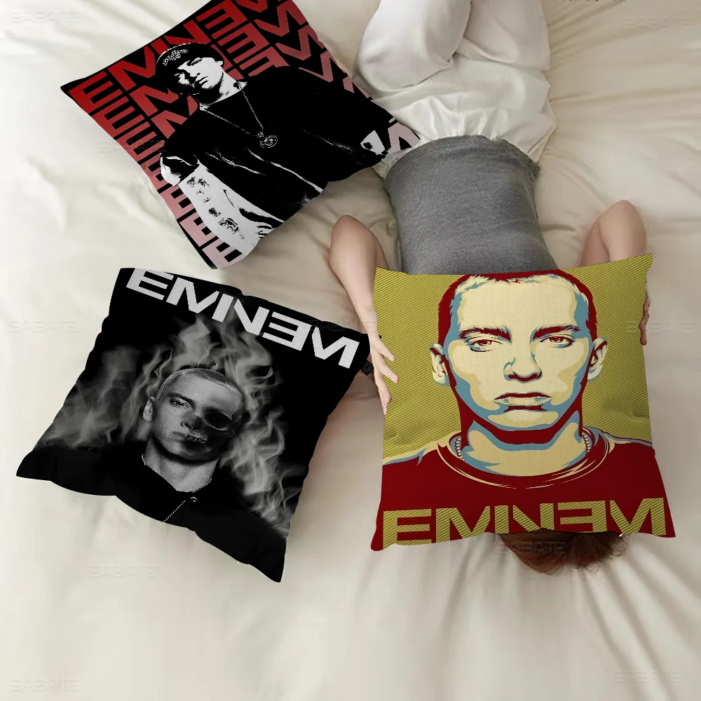 Rapper E-Eminem Pillow Cover For Bedroom Room And Living Room Sofa Decorative Cushion Cover