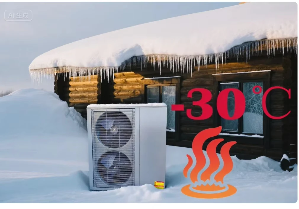 CHKJ for High Energy Efficiency 20kw Low Noise -30C Cold Area   DC Inverter EVI Air to Water Heat Pump Inverter EVI Heat Pump