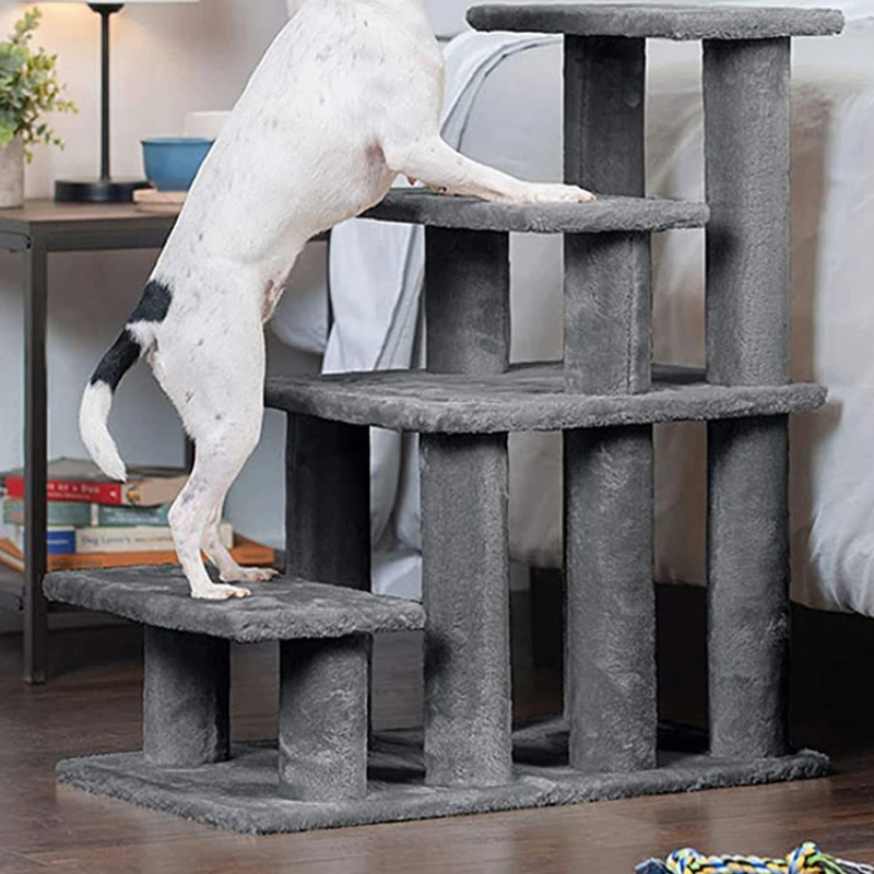 Ultra-high dog stairs small pet ladder cat and  on the bed sofa folding small ladder ladder