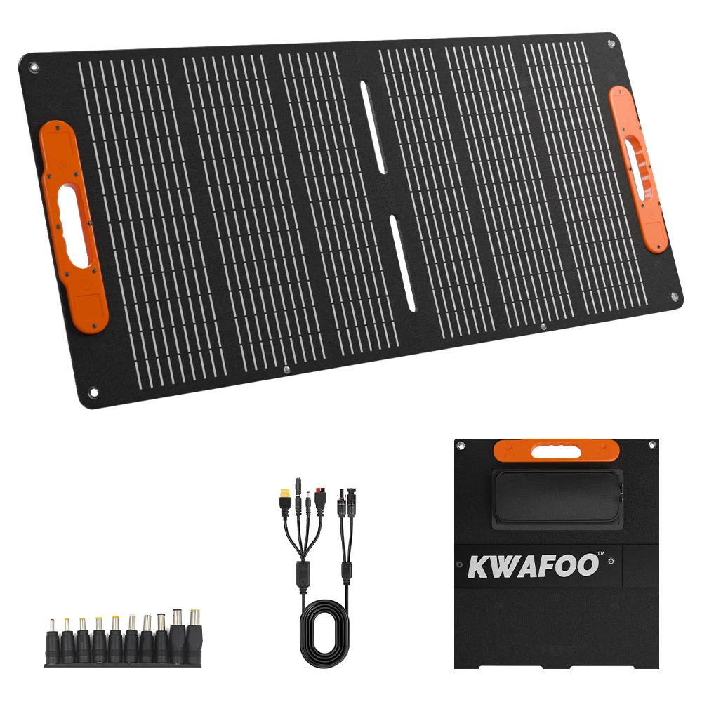100W 150w Portable Foldable USB Solar Panel Kit 110w Folding Solar Charger Laptop Battery Portable IP67  Power Station Charge
