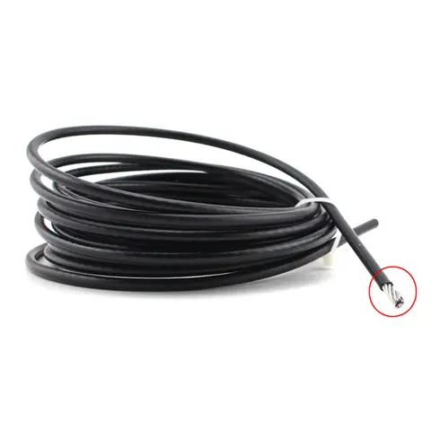 PVC 코팅 와이어 로프 304 스테인레스 스틸 유연한 케이블 빨랫줄, 7*7/7*19 블랙, 1mm 1.2mm-6mm 소프트 케이블 와이어 로프