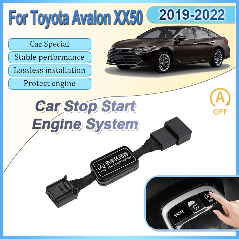 

For Toyota Avalon XX50 2019 2020~2022 Car Stop Start Engine System Off Device Plug Cables Auto Start-stop Canceller Accessories