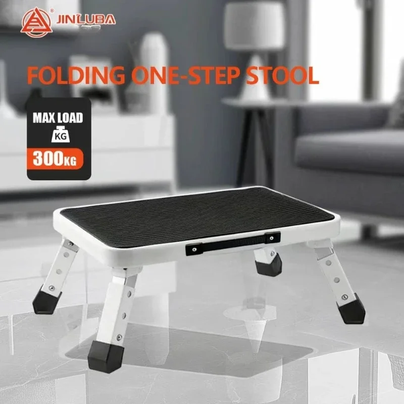Stable One-step ladder folding ladder non-slip kitchen household ladder miniature step ladder climbing ladder