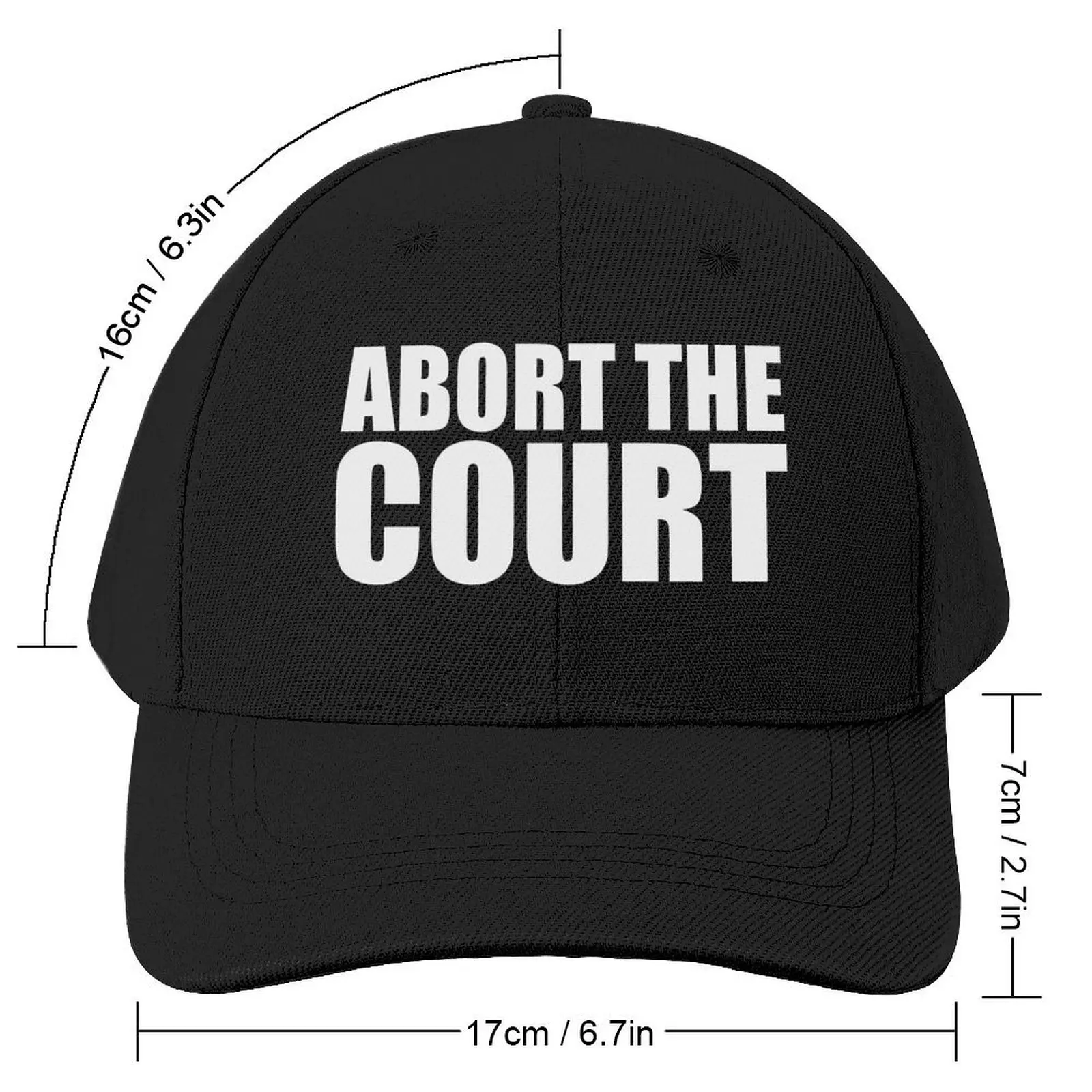 Abort The Court Baseball Cap fishing hat Beach hard hat Anime Men Luxury Brand Women's