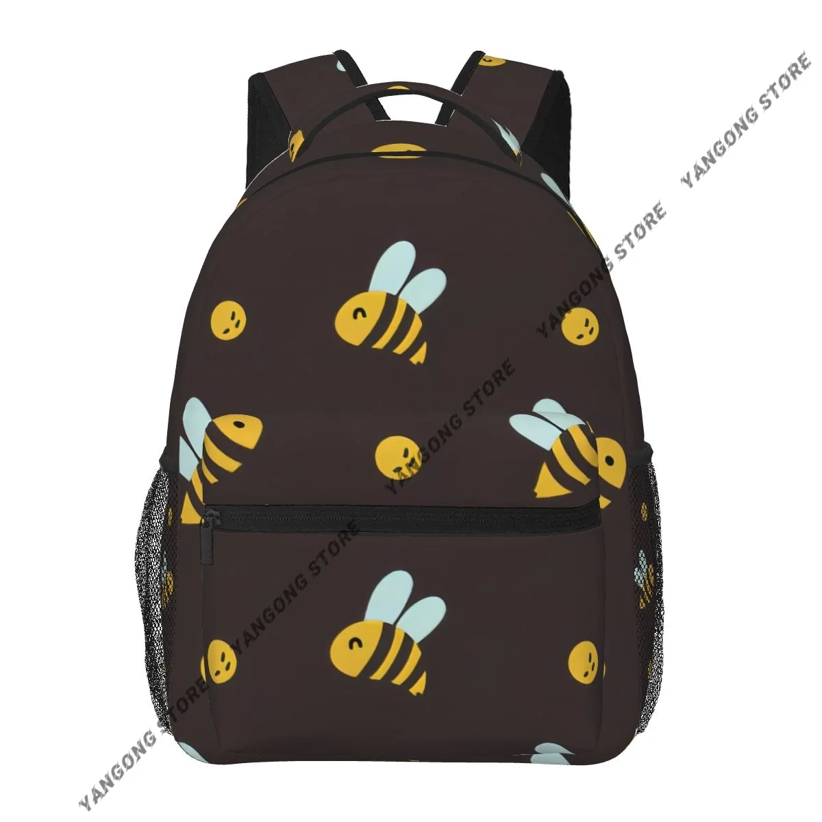 

Honey Bee Cute Bumble Backpack For Teenagers Boys Children Student School Bags Unisex Laptop backpack Travel Shoulder Bag
