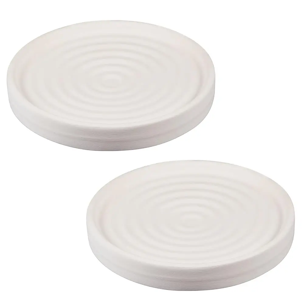 

Набор из 2 круглых подставок для мыла из диатомита, быстросохнущие впитывающие подставки для мыла из диатомовой земли для ванной комнаты