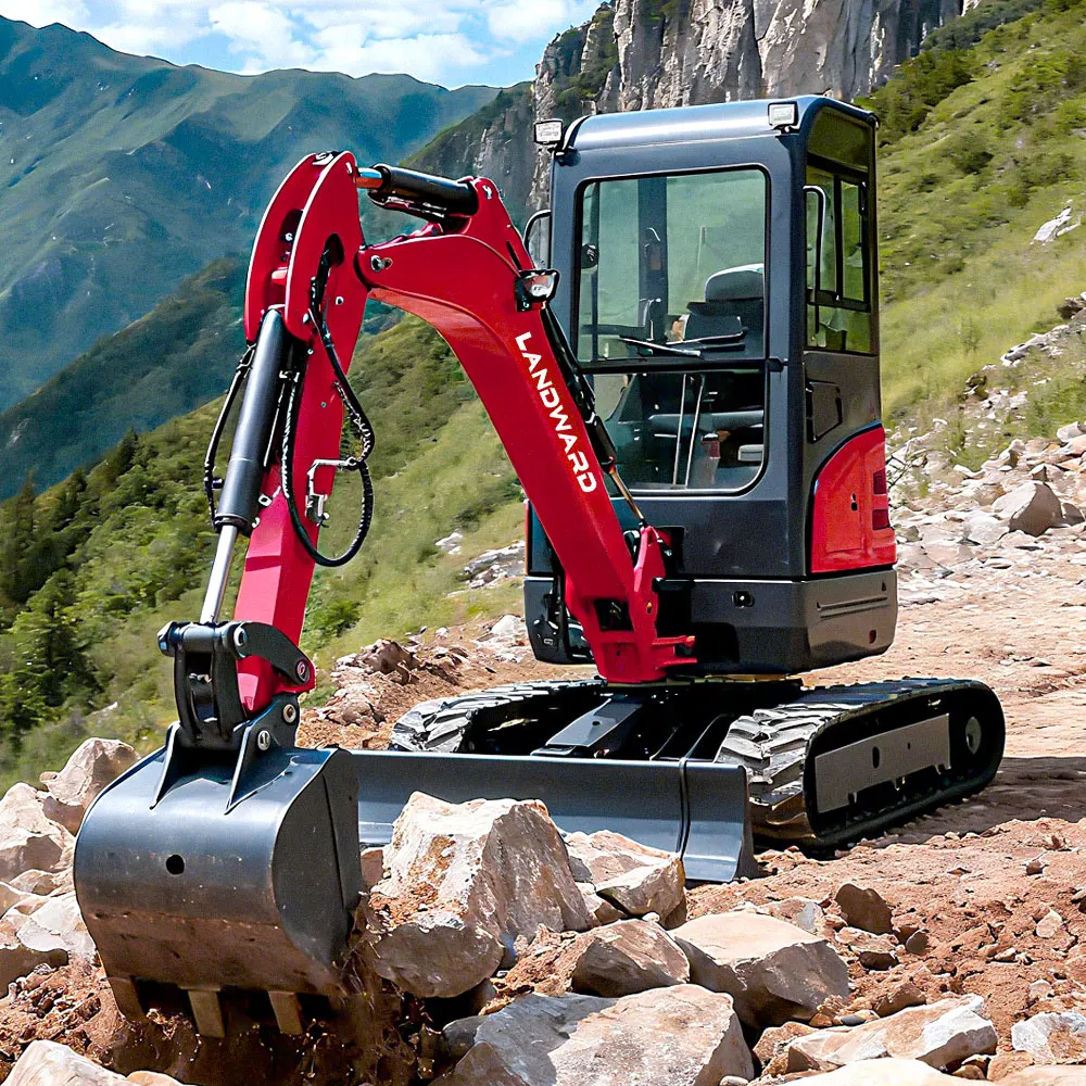 

Household High-Efficiency Hydraulic Digger Wholesale 1.8 Ton Diesel Small Excavator 1600 KG Small Orchard Trencher CE Customized