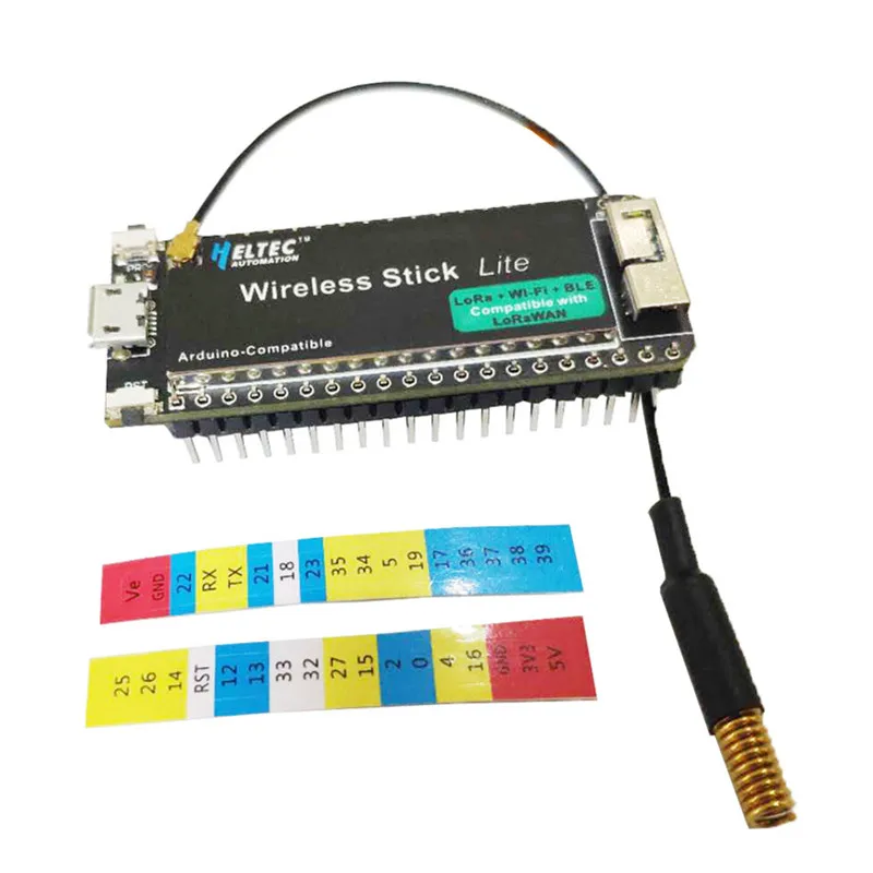 Макетная плата esp32 lora/433/470-510/868/915Hz SX1276 ESP32-PICO-D4 esp32 LoRa Wireless Stick lite