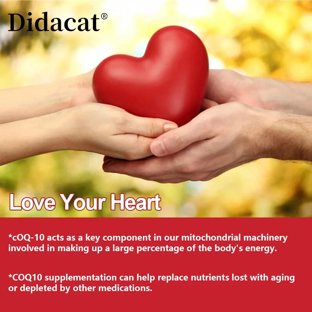 Super Panthenol Coenzyme Q10, Antioxidant, Provides Energy, Supports Joint and Heart Health, and Promotes Cardiovascular Health