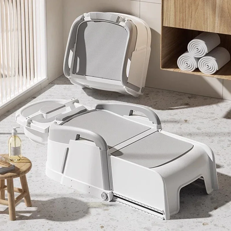 Children Hair Pregnant Shampoo Bed Spa Washing Hairdressers Hairstylist Bowl Makeup Professional Chairs - view 2