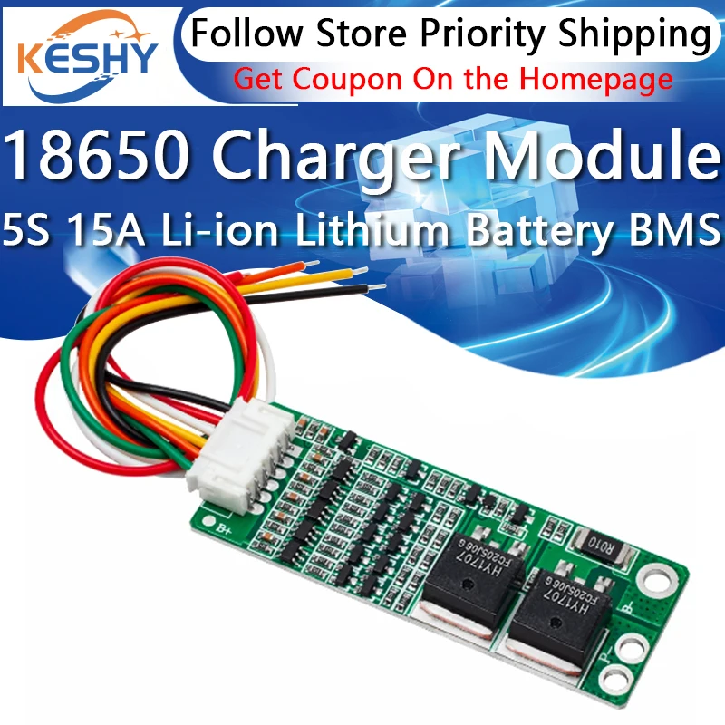 1-10PCS 5S 15A Li-I… - image
