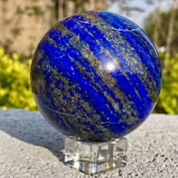 Natural Lapis Lazuli Crystal Ball Quartz Spheres Polished Stone Reiki Healing Desktop Room Decor