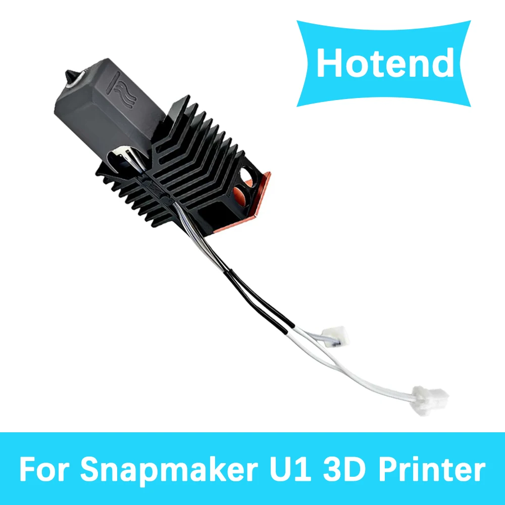 

Насадка из закаленной стали для хотэнда Snapmaker U1, высокопроизводительная печатающая головка U1, комплект с керамическим нагревателем 24В 48Вт, запчасти для 3D-принтера U1