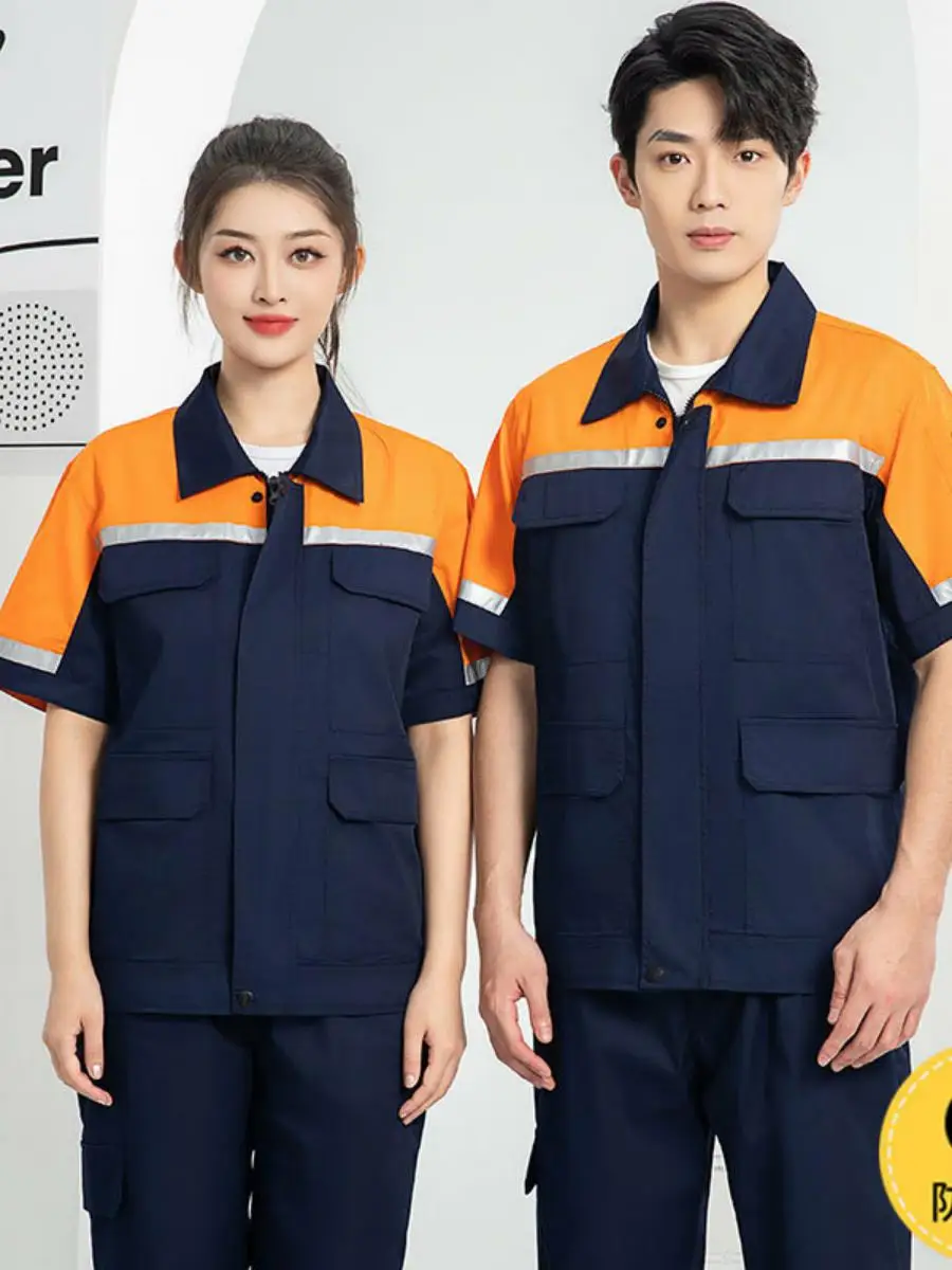 nouvelle-tenue-de-travail-d'ete-pour-hommes-legere-et-resistante-anti-statique-pour-la-maintenance-des-stations-service-durable-protection-du-travail