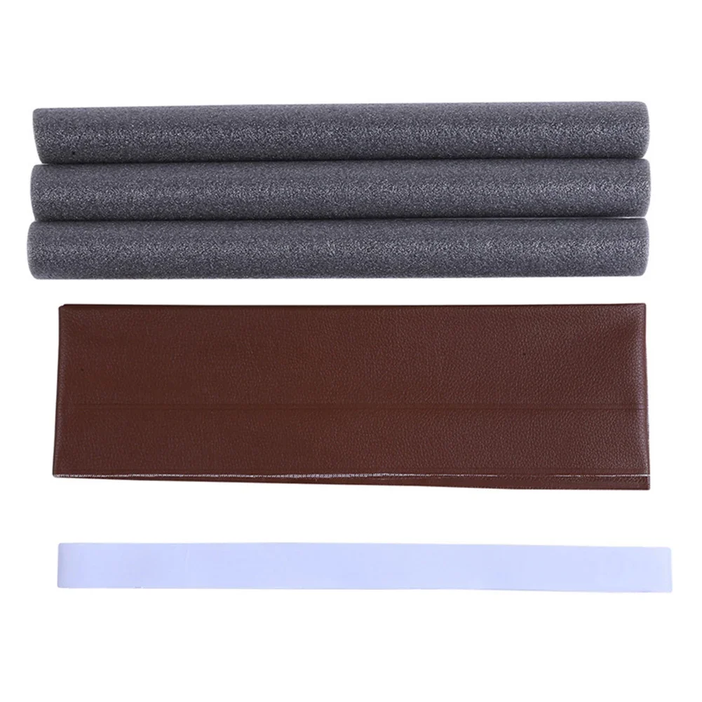 Unilateral Door Bottom Sealing Strip Wear-resistant Leather Foam Windproof Seal Adjustable One Side Seal Strip Door Weatherstrip