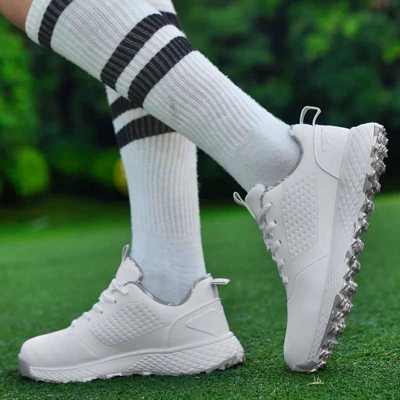 Scarpe da golf professionali impermeabili per donna, calzature per golfisti, scarpe da ginnastica sportive per golf all'aperto, scarpe da golfista atletiche