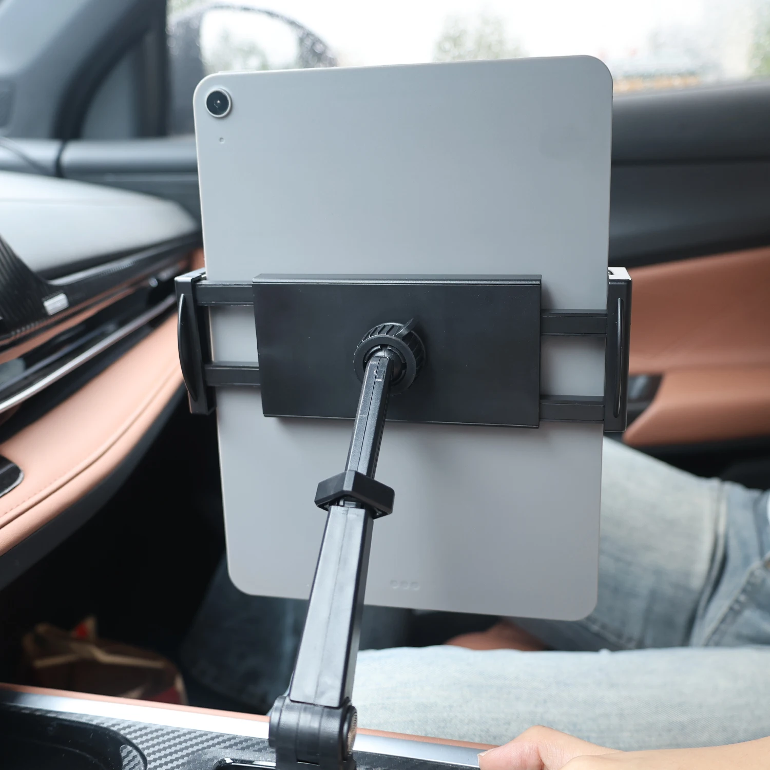 Universal Tablet Holder Clip For iPad Pro Air Huawei Samsung Xiaomi OPPO 10-15inch Tablet Telescopic Anti Slip Bracket Clamp