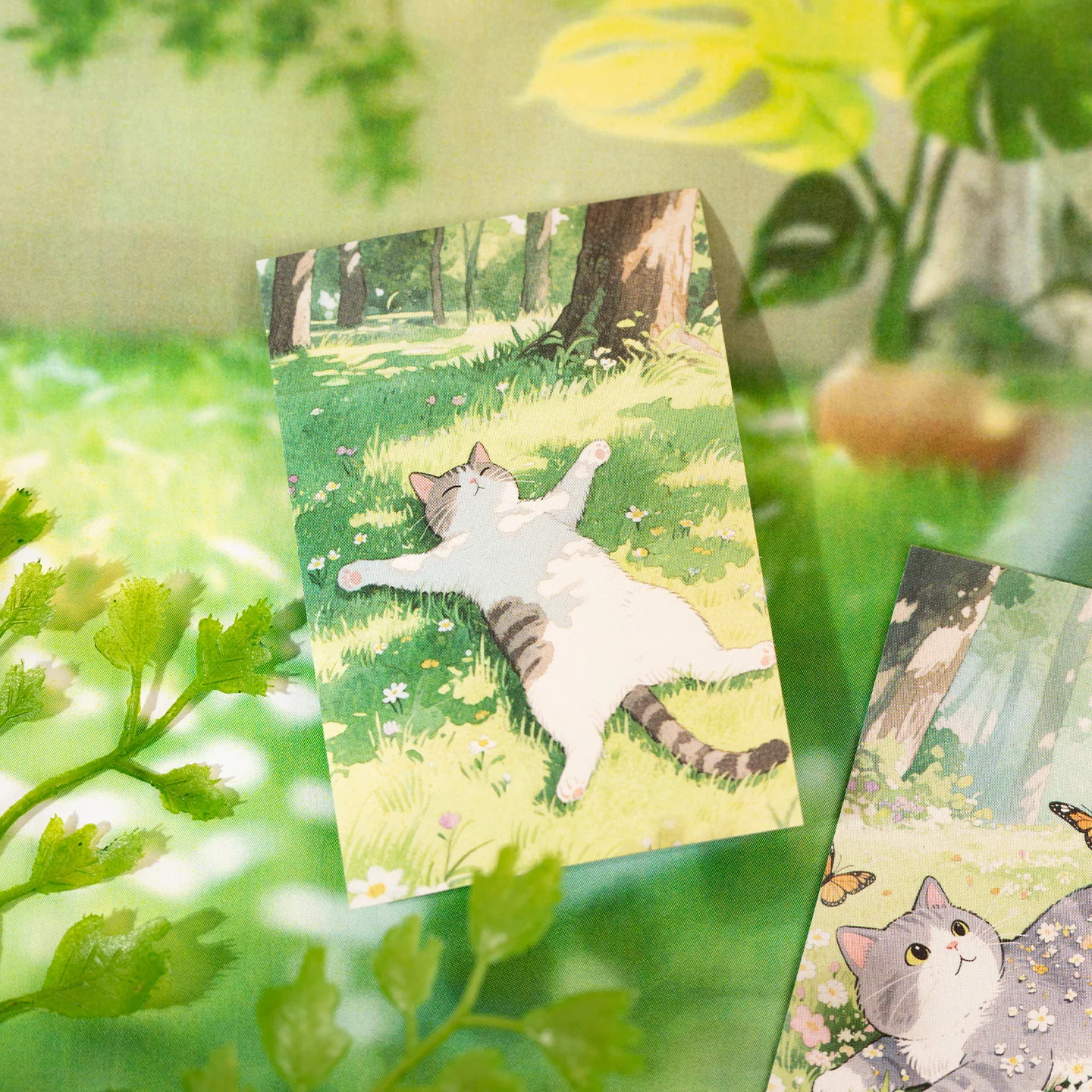 

50 листов Meow Meow Series Kawaii мини-наклейка книга креативный коллаж мусорный журнал DIY скрапбук эстетика канцелярские наклейки